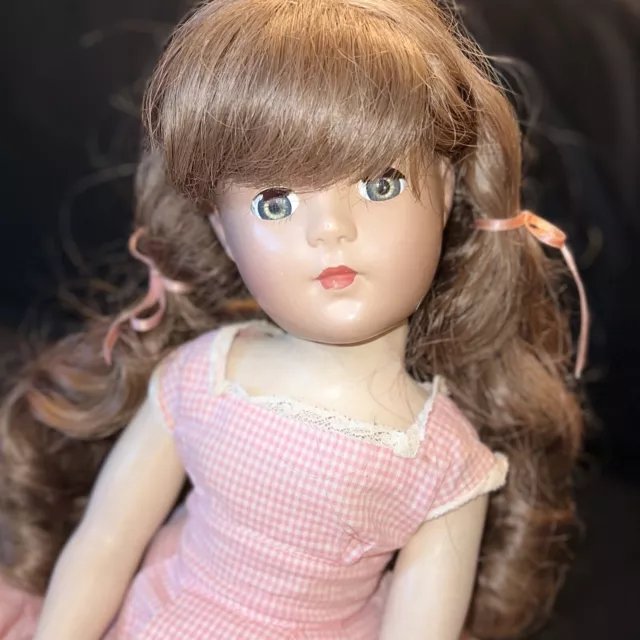 VTG 1947 ARRANBEE NANCY or American Character SWEET SUE 17” Hard Plastic Doll
