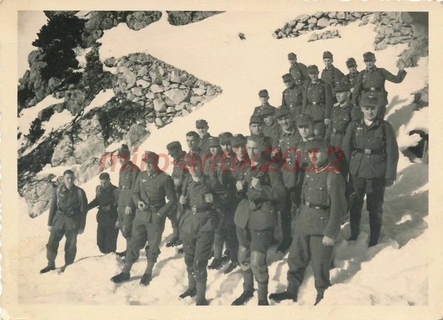 Foto, WK2, Geb.Jg.Rgt.98, die Abteilung bei der ersten Bergsteigung 3, 5026-883