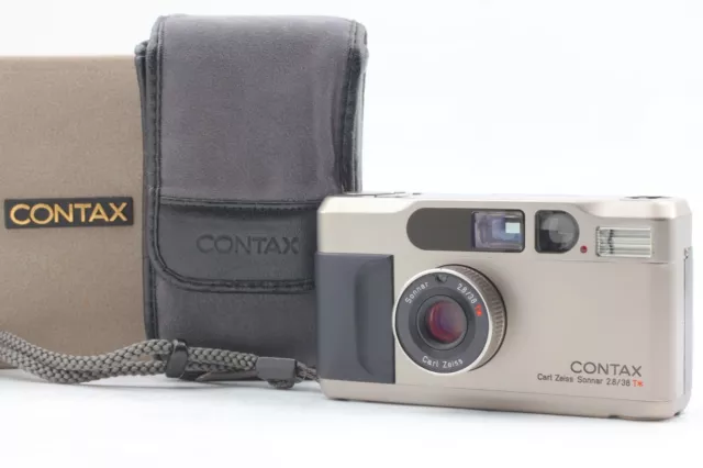 【N Mint in Box】 Contax T2 D Titan Silver 35mm Point & Shoot Film Camera Japan