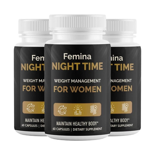 (3 PACK) FEMINA Night Time Femina NightTime Formula Fat Burner Weight