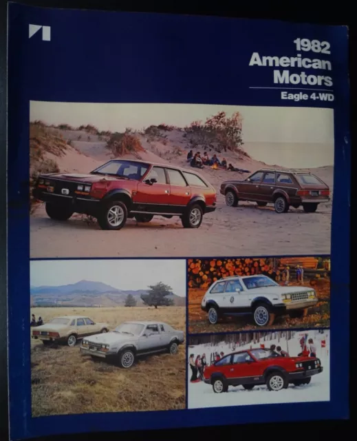 Vintage 1982 American Motors Eagle 4-WD Dealer Sales Brochure