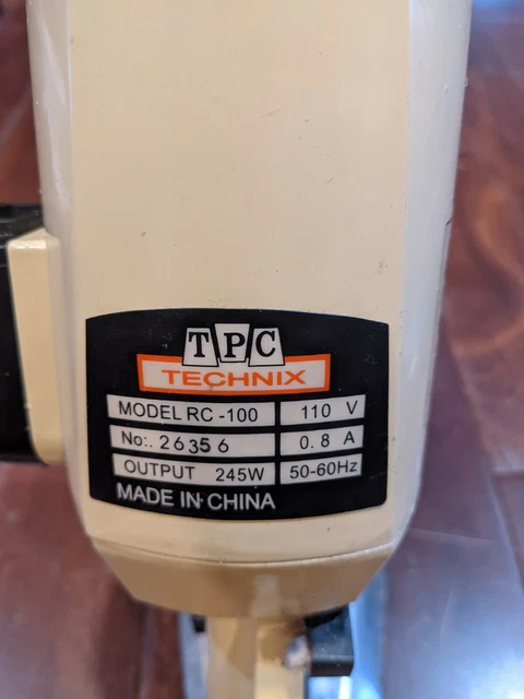 TPC Technic RC -100  Round Knife Cutting
