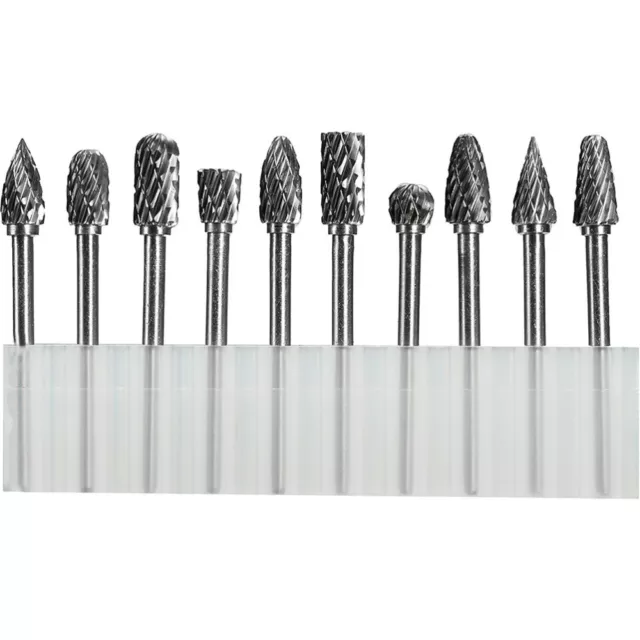 10 piezas fresadoras de metal duro para aluminio hormigón hágalo usted mismo herramientas accesorios de lijado