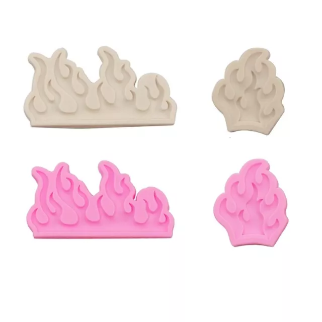 Flame Shaped Chocolate Moulds Handmade Candy Moulds Hand-Making Fondnat Moulds
