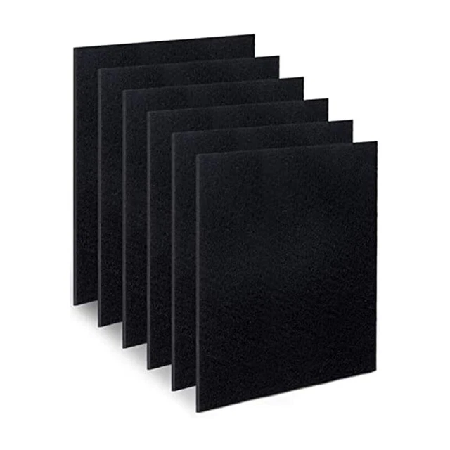 6Er-Pack HPA200-Kohlevorfilter, Geeignet für Luftreiniger der HPA200-Serie  O9N8