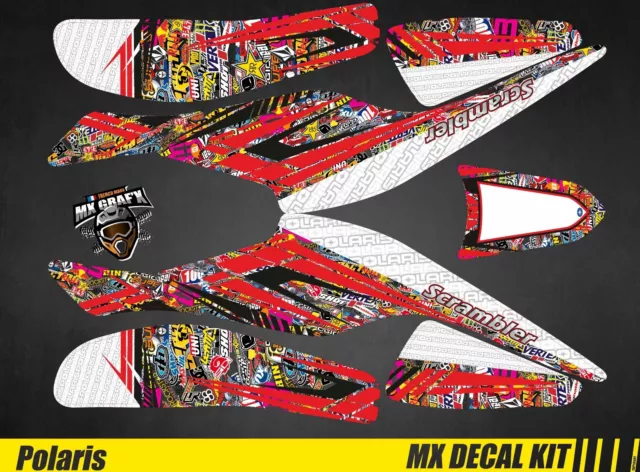 Kit Déco Quad / Atv Decal Kit Polaris Scrambler Trailblazer  - BombStick