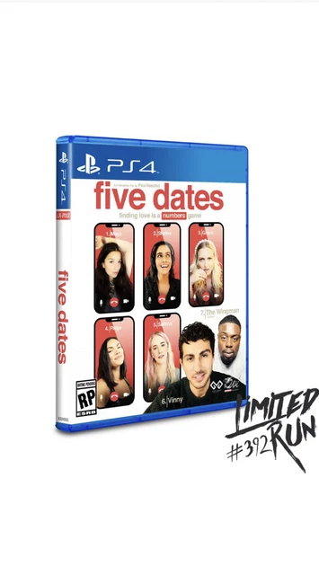 Five Dates - PS4 - Limited Run Games - New and Sealed - Rare - Sealed Brand New