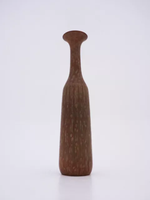 Lovely Brown Ceramic Vase - Gunnar Nylund - Rörstrand -  Scandinavian Modern