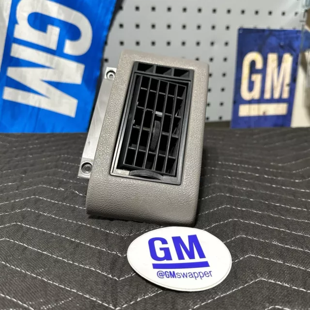 88-94 OBS Chevy GMC Truck Gray Right Side A/C Dash Vent Panel OEM GM C/K C1500