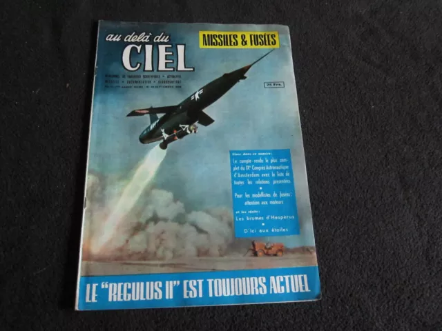 Au Delà Du Ciel - Revue (Sf /Aéronautique) N° 11 Éd. Silvestri 1958 - sf inédite