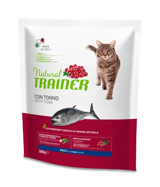 x12 Natural Trainer Cibo Secco Adult con tonno Gatto Croccantini