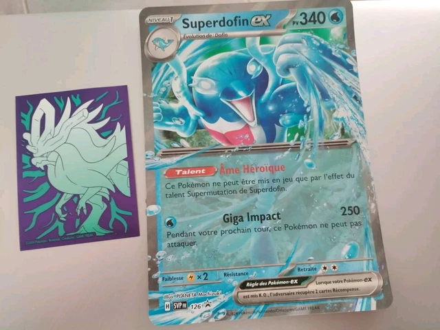 Carte Pokemon AMPHINOBI SVP 054 EX PROMO DECK Ecarlate et Violet EV / SV FR NEUF