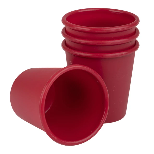 Daily Bake Silicone Dariole Stampi Termoresistente Cibo Sicuro 120mL 4 Pezzi Red