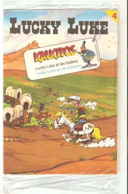 Kalkitos Decalcomanies Par Transfert Annees 70 Neuf S/Blister Lucky Luke N°4