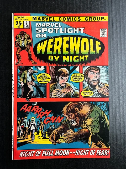 MARVEL SPOTLIGHT on WEREWOLF BY NIGHT #2 1st Appearance  Key Issue