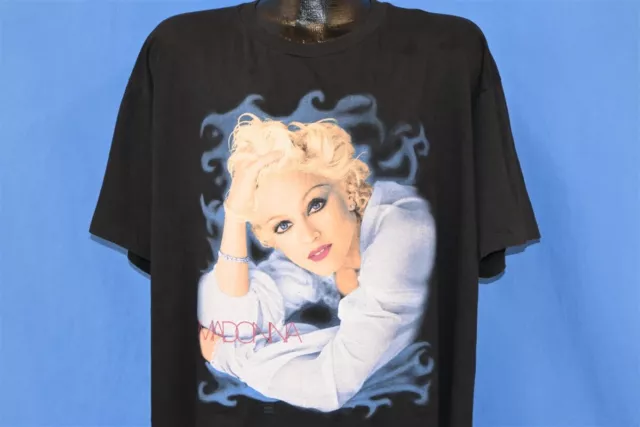 vtg 90s MADONNA BEDTIME STORIES ALBUM BIG PRINT POP MUSIC SINGER 1994 -shirt XL