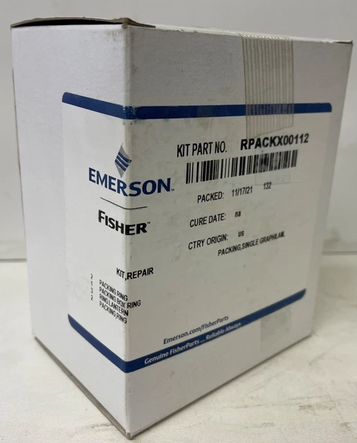 Emerson FISHER RPACKX00112 REBUILD PACKING KIT