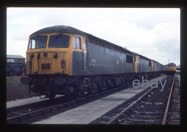 ORIGINAL 35MM SLIDE - Class 56 - 56045 on shed at Westbury on 6.4.85 £3 ...