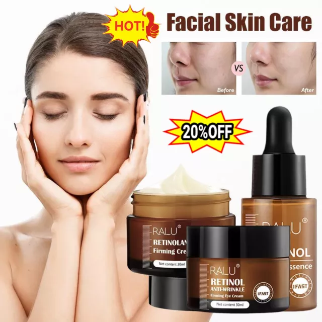 ACIDE HYALURONIQUE COLLAGÈNE rétinol crème visage Anti-âge vitamine C ...
