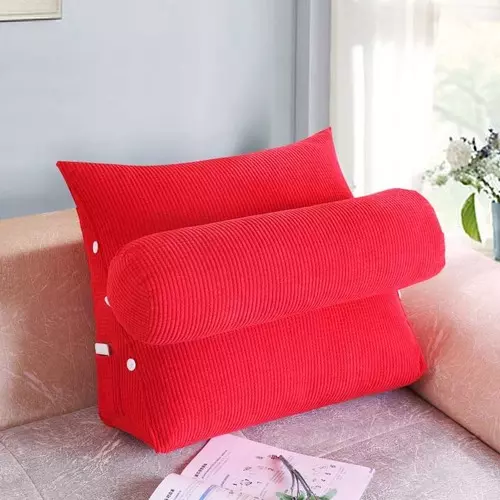 Sofa Back Pillow Bed Backrest Office Chair Support Waist Cushion Lounger Lumbar 2