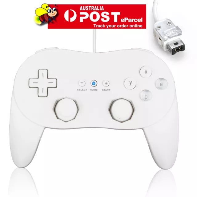 New White Classic Pro Wired GamePad Joypad Controller for Nintendo Wii Console