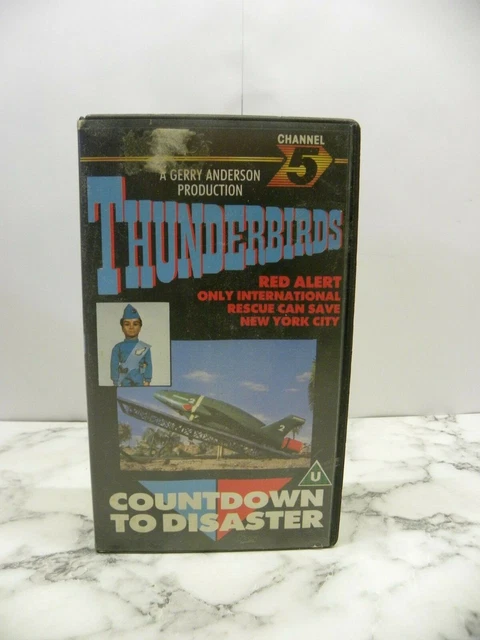 Countdown To Disaster *RARE* VHS VIDEO Thunderbirds Countdown To Disaster Video Uk Seller # ...