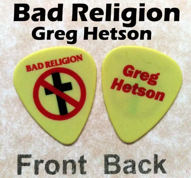 Bad Religion Classic Punk rock band novelty signature guitar pick (W-2369)