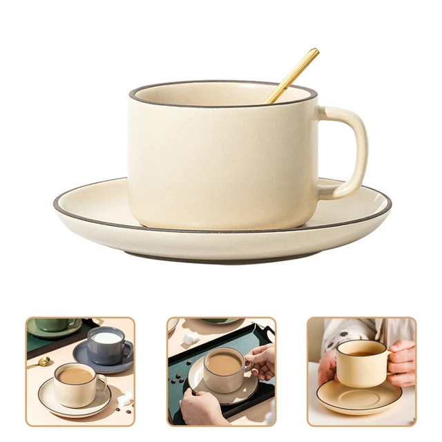 1 Set Kreative Frühstück Becher Keramik Kaffeetasse Home Office Becher Becher