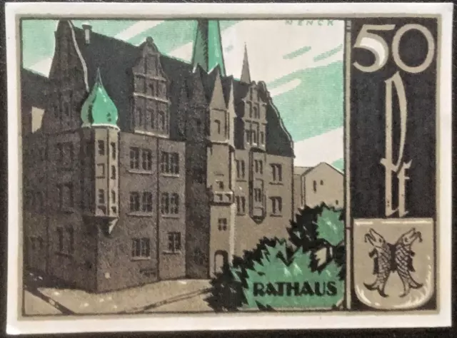 50 Pfennig Stadt Saalfeld  1921  Notgeld   #24.04.d