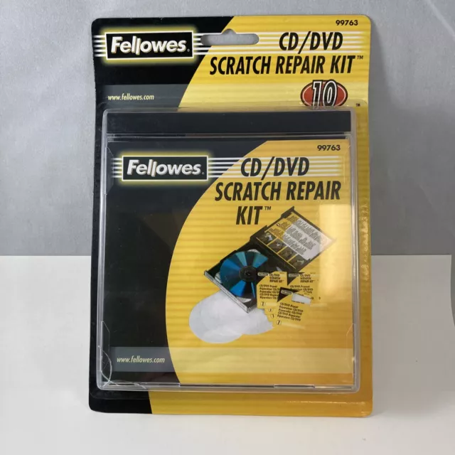 Fellowes CD/DVD Scratch Repair Kit #99763 New Sealed