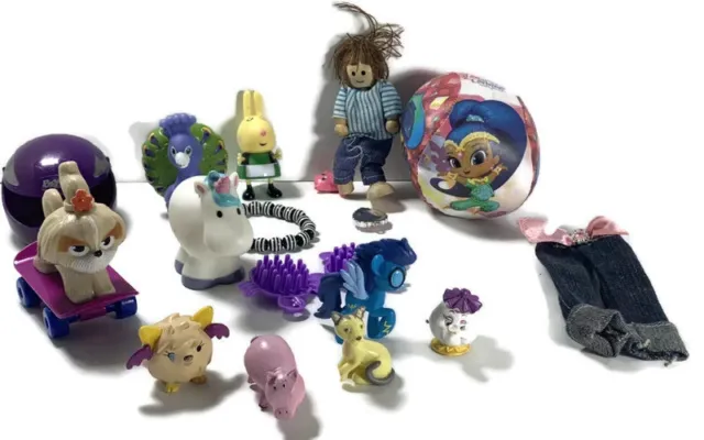 Pacchetto giocattoli per ragazze oggetti misti scatola a sorpresa piccoli giocattoli bambini età 3+ 17 articoli