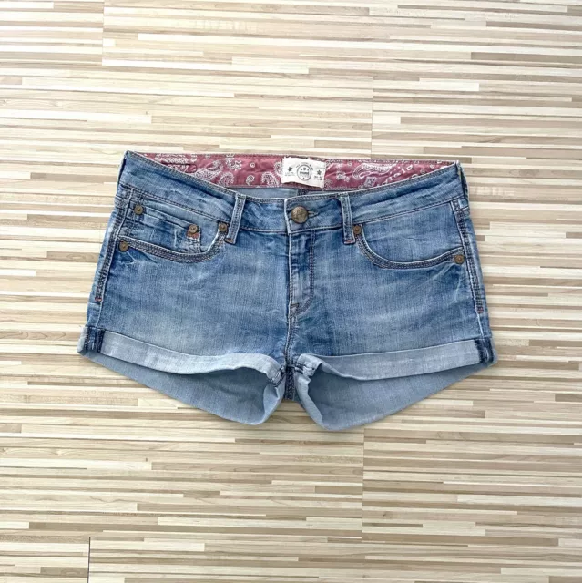 ➡️ Mavi Jeans 🩵 Kurze Jeans Shorts Hose Hotpants 🩵 Blau W 29 ⬅️