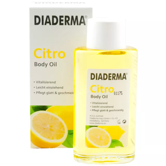 Diaderma Citro Body Aceite 1 x 100 ML - de Masaje - Refresca Ligero Einziehend