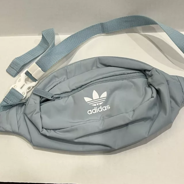 Adidas Fanny Pack Waist/Chest Bag Light Baby Blue Women’s One Size Adjustable