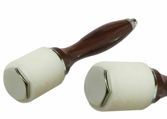 Cabeza de martillo antideslizante para manualidades de cuero Poly Maul
