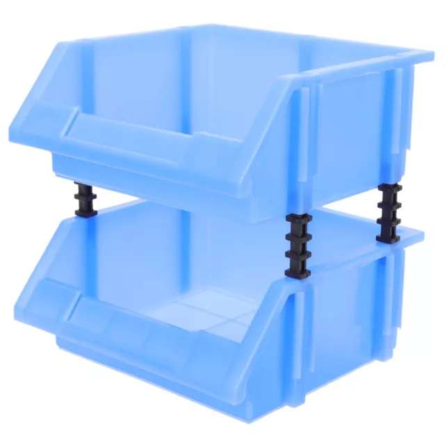 Caja de piezas de almacén contenedores de almacenamiento cestas componente plástico