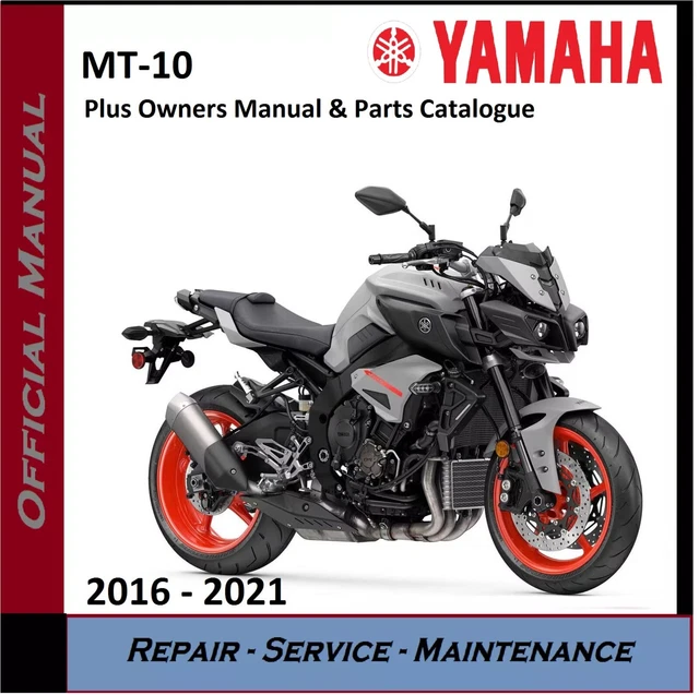 YAMAHA MT10 SERVICE Manual Shop 2016 2017 2018 2019 - MT-10