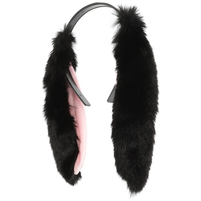 Cerchietto Orecchie Coniglio In Peluche - Per Feste, Pasqua E Halloween, Grigio - Foto 14