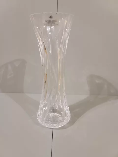 La Opala Small Solitaire Crystal Vase 24% Lead 3