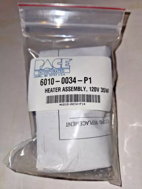 Pace 6010-0034-P1 Heater Assembly 120V 35W - New!