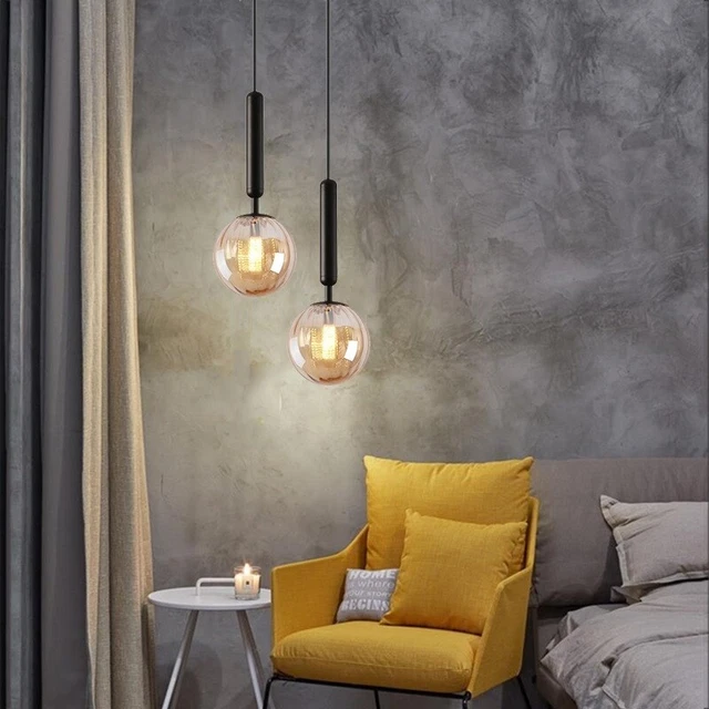 Bedroom Pendant Lamp Home Ceiling Lights Glass Light Kitchen Chandelier Lighting