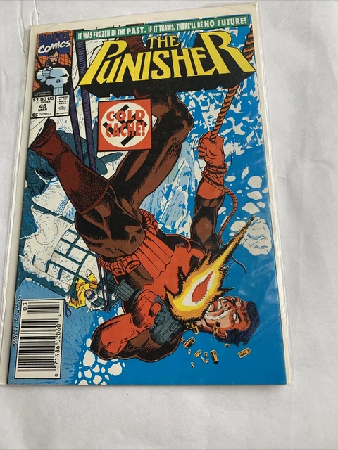 Punisher  #46 (2Nd Series) Marvel Comics 1991 Vf+ Newsstand
