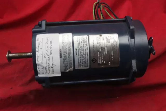FRANKLIN ELECTRIC EXPLOSION Proof Motor 1/4Hp 1/4 Hp 230V 1Ph 1425Rpm  1421160400 $30.00 - PicClick
