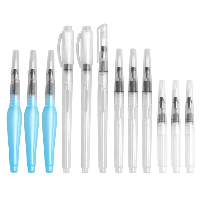 Mr. Pen Aquarell-Pinselstifte, 12-teilig Set Mit Nachfüllbarem Wasserreservoir – Ideal Für Unterwegs, Studio & Zuhause