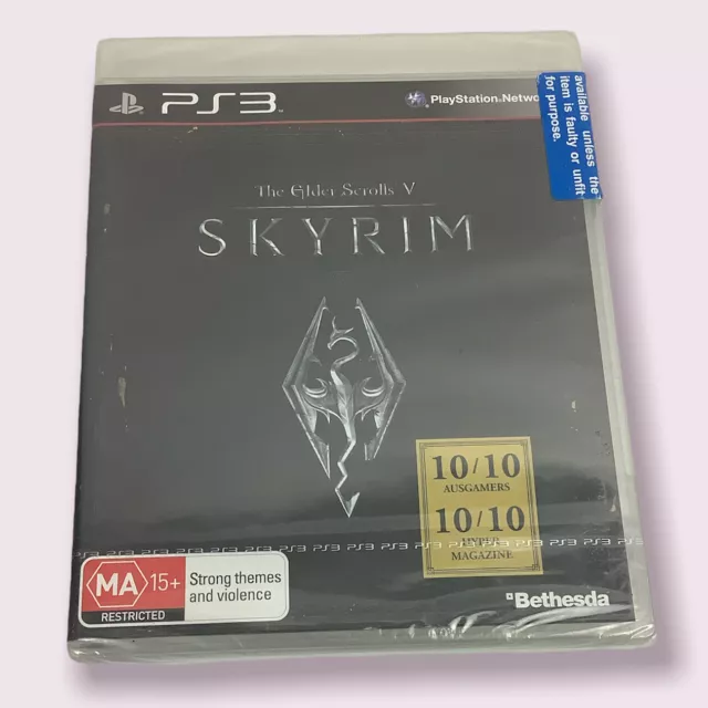 The Elder Scrolls V Skyrim PS3 NEW Factory Sealed Sony PlayStation Region 4