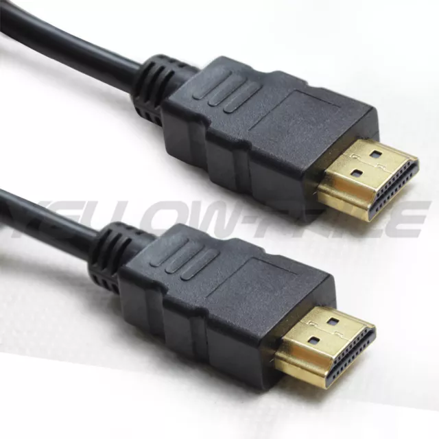 Gold Plated HDMI to HDMI Cable OD(4.2mm) 3ft 6ft 10ft 15ft+Mini HDMI Adapter Lot 2