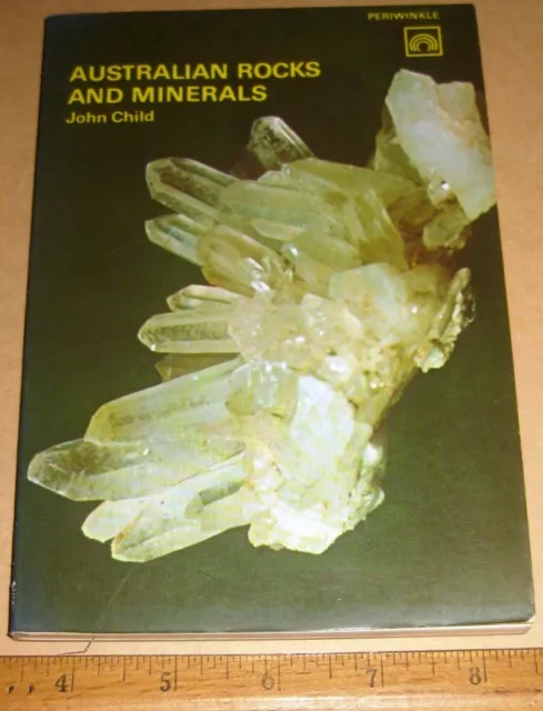 AUSTRALIAN ROCKS & MINERALS by Child 1968 Agates Obsidian Fossils Malachite