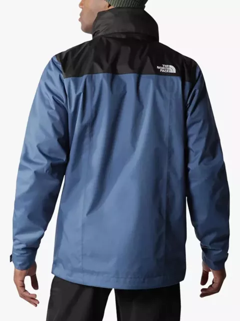 The North Face Evolve II Triclimate 3-in-1 Waterproof Men's Jacket, Blue/Black 2