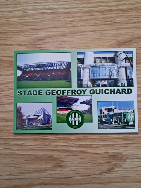2 Cartes Postales ASSE - Stade Geoffroy Guichard - Chaudron Vert