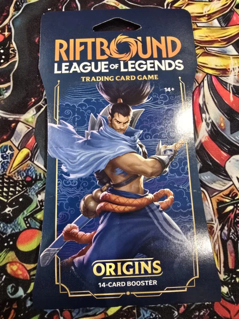 RIFTBOUND ORIGINS LEAGUE Of Legends TCG English Sleeved Blister Pack ...